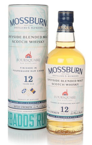 Mossburn 12 Year Old, Foursquare Rum Cask Finish, Speyside Blended Malt, Scotland