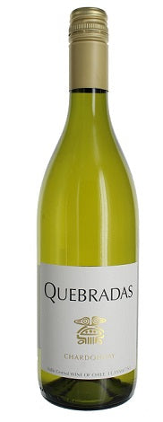 2021 Chardonnay, Quebradas, Central Valley, Chile