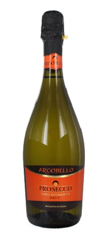 NV Arcobello Prosecco Brut, Vino Spumante, Ermes Mansue, Veneto, Italy