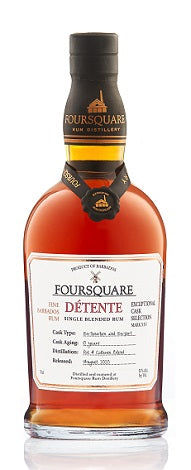 Foursquare Detente, Fine Barbados Rum, Exceptional Cask Selection Mark XII, Barbados