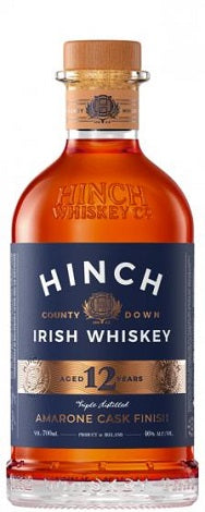 Hinch Irish Whiskey 12 Year Old Amarone Finish, Ireland