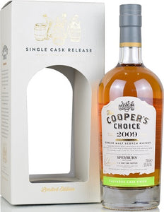 2009 Speyburn 10 Year Old, The Cooper's Choice, Scotland